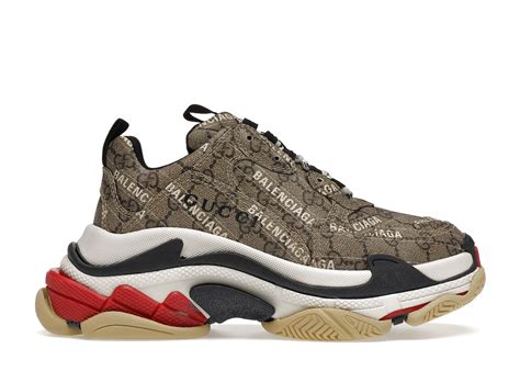 triple s gucci x balenciaga|gucci x balenciaga beige.